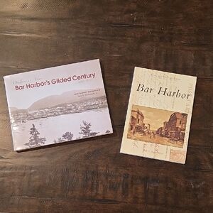 Bar Harbor Historical Books Set Of Two